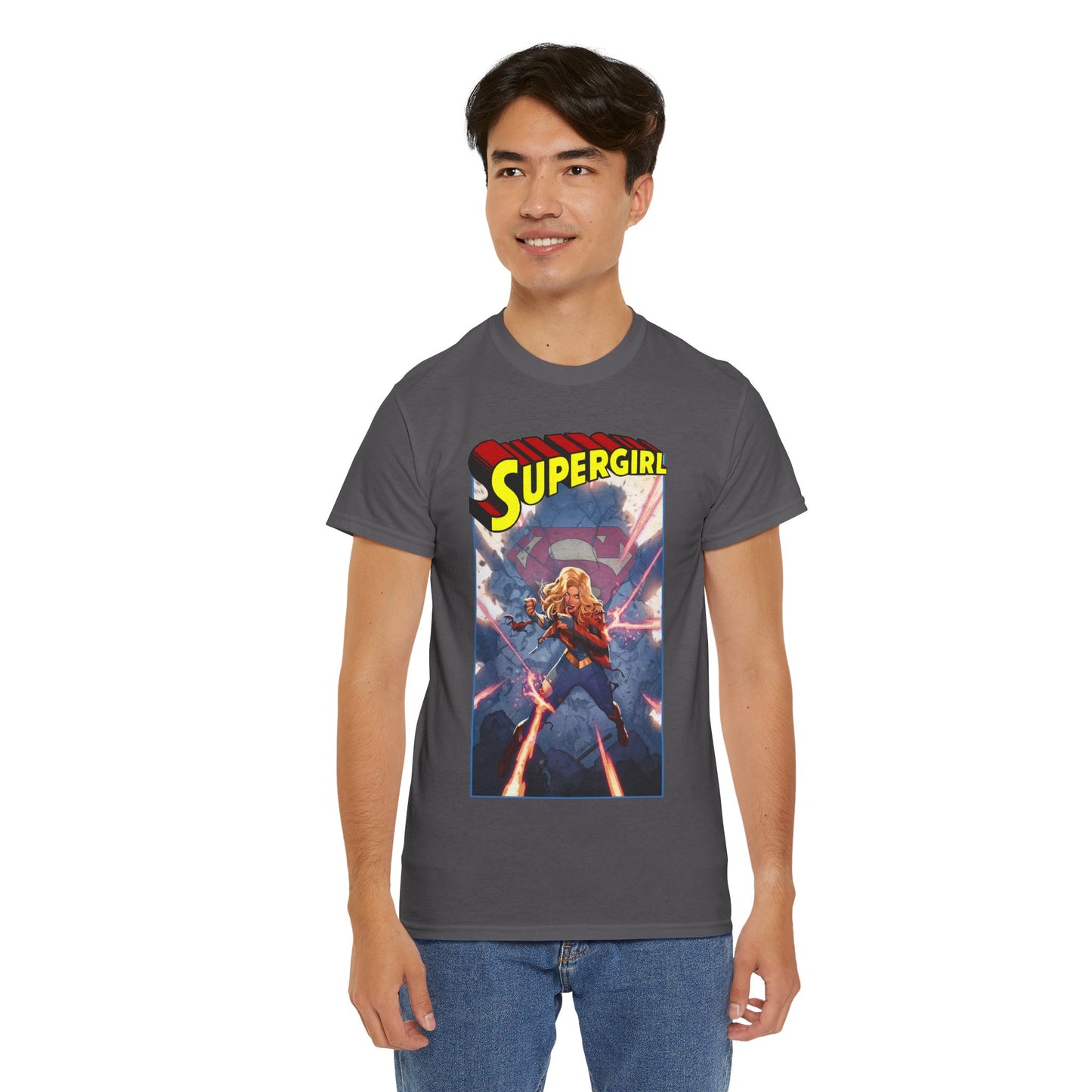 Supergirl T-Shirt - Jamal Campbell Art - DC Comics - Maid of Might, Kara - Upcoming 2026 Movie - James Gunn