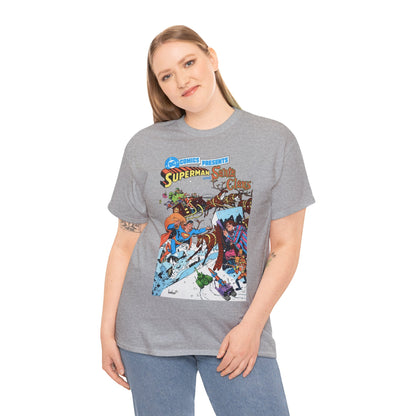 Superman & Santa Claus T-Shirt - José Luis García-López Art - DC Comics Presents #67 - Vs. Toyman