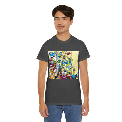 Who's Who in the DC Universe T-Shirt - George Perez Art - Black Lightning, Black Orchid - #3 Cover Art - DC Comics