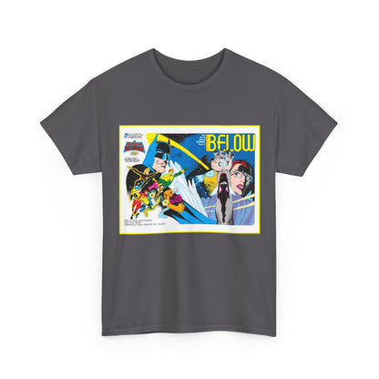 Batman & the Outsiders T-Shirt - Alan Davis Art - Promotional Poster - Looker, Halo, Katana, Geo-Force, Metamorpho, Black Lightning - DC Comics