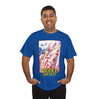 Justice Society of America T-Shirt - Alex Ross Art - JSA - Power Girl, Huntress, Robin, Starman, Hawkman - DC Comics