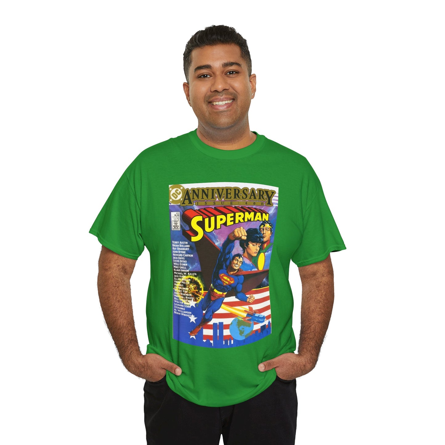 Superman #400 T-Shirt - Howard Chaykin & Frank Miller Art - Jor-El, Lara, Krypton - DC Comics