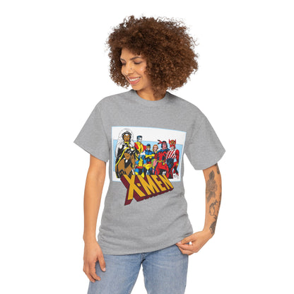 X-Men T-Shirt - Arthur Adams Art - Cyclops, Nightcrawler, Storm, Wolverine, Thunderbird, Sunfire, Banshee - Marvel Comics