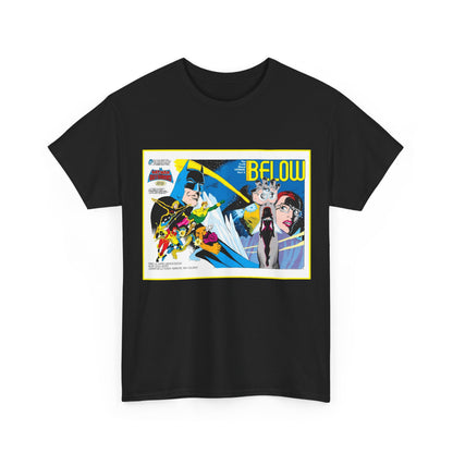 Batman & the Outsiders T-Shirt - Alan Davis Art - Promotional Poster - Looker, Halo, Katana, Geo-Force, Metamorpho, Black Lightning - DC Comics