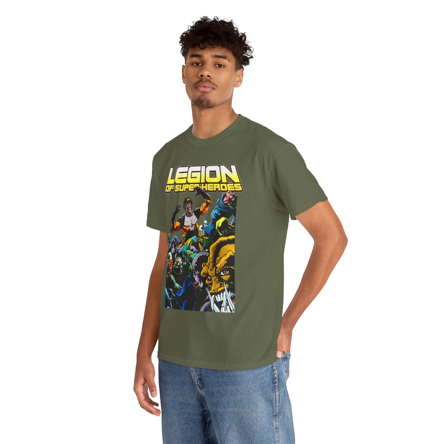 Legion of Super-Heroes T-Shirt - Steve Lightle Art - Timber Wolf - DC Comics