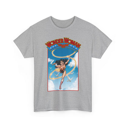 Wonder Woman T-Shirt - George Perez Art - Post-Crisis 1980s Retro Graphic - Themyscira - DC Comics