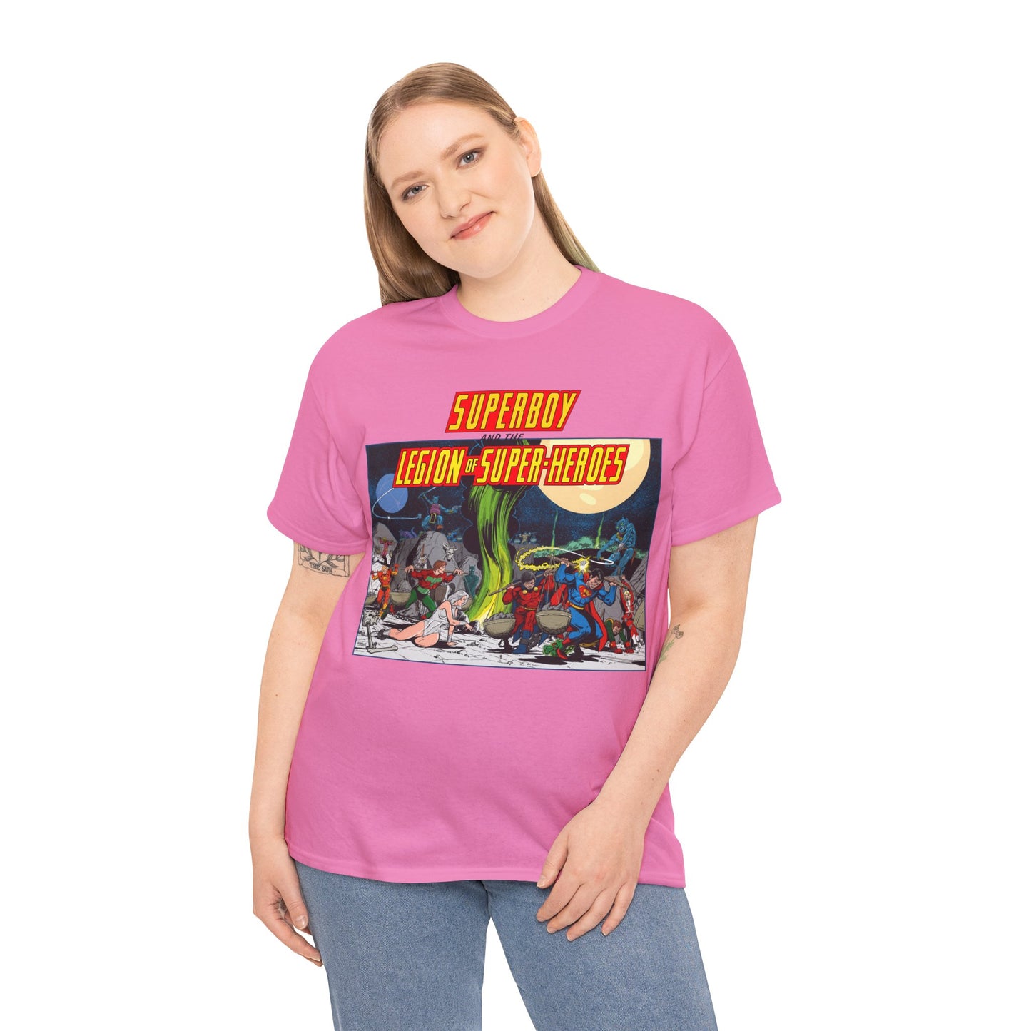 Superboy & Legion of Super-Heroes T-Shirt - Jim Starlin Art - DC Comics