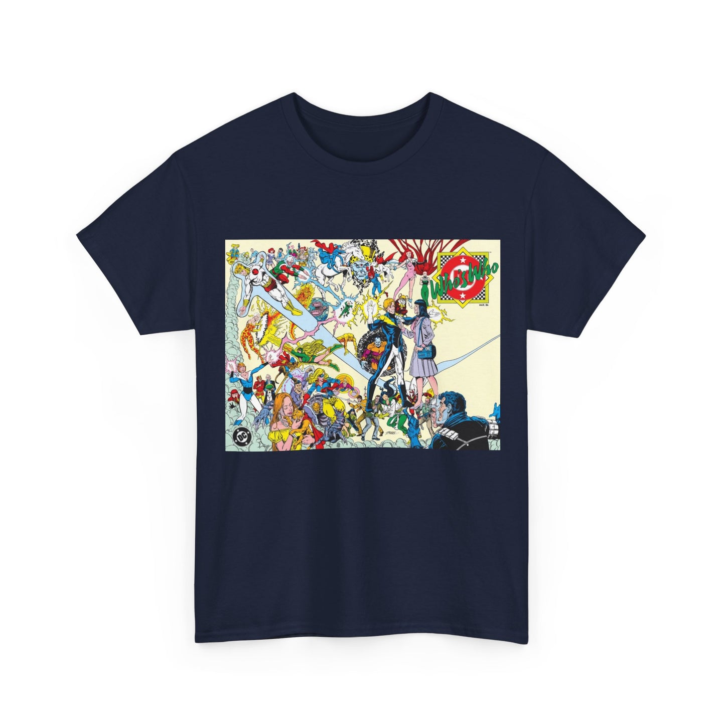 Who's Who in the DC Universe T-Shirt - George Perez Art - Lightning Lad, Lois Lane, Looker - DC Comics