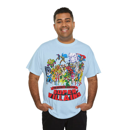 Secret Society of Super-Villains T-Shirt - DC Comics - SSOSV - Luthor, Grodd, Darkseid, Sinestro, Poison Ivy, Mirror Master