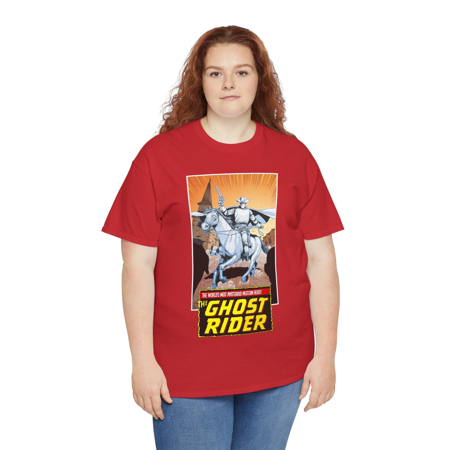 Ghost Rider/Phantom Rider T-Shirt - Carter Slade - Marvel Comics - 1970s Supernatural Western Hero