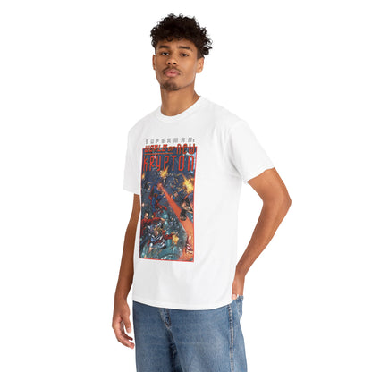 Superman: World of Krypton T-Shirt - George Perez Art - Superboy, Supergirl, Mon-El - DC Comics