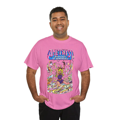 Amethyst Princess of Gemworld T-Shirt - George Perez Art - Lord Topaz, Dark Opal, Granch, Citrina - DC Comics