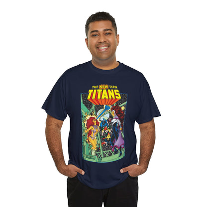 New Teen Titans T-Shirt - George Perez Art - Starfire Vs Blackfire - DC Comics