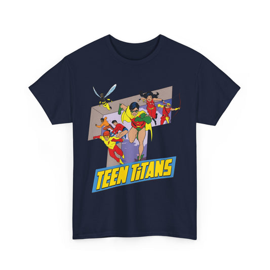 Teen Titans T-Shirt - Robin, Wonder Girl, Kid Flash, Speedy, Bumblebee, Mal, Aqualad - DC Comics