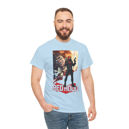 Red Hood T-Shirt - Jim Lee Art - Jason Todd, Batman Sidekick - Gotham Hero - DC Comics