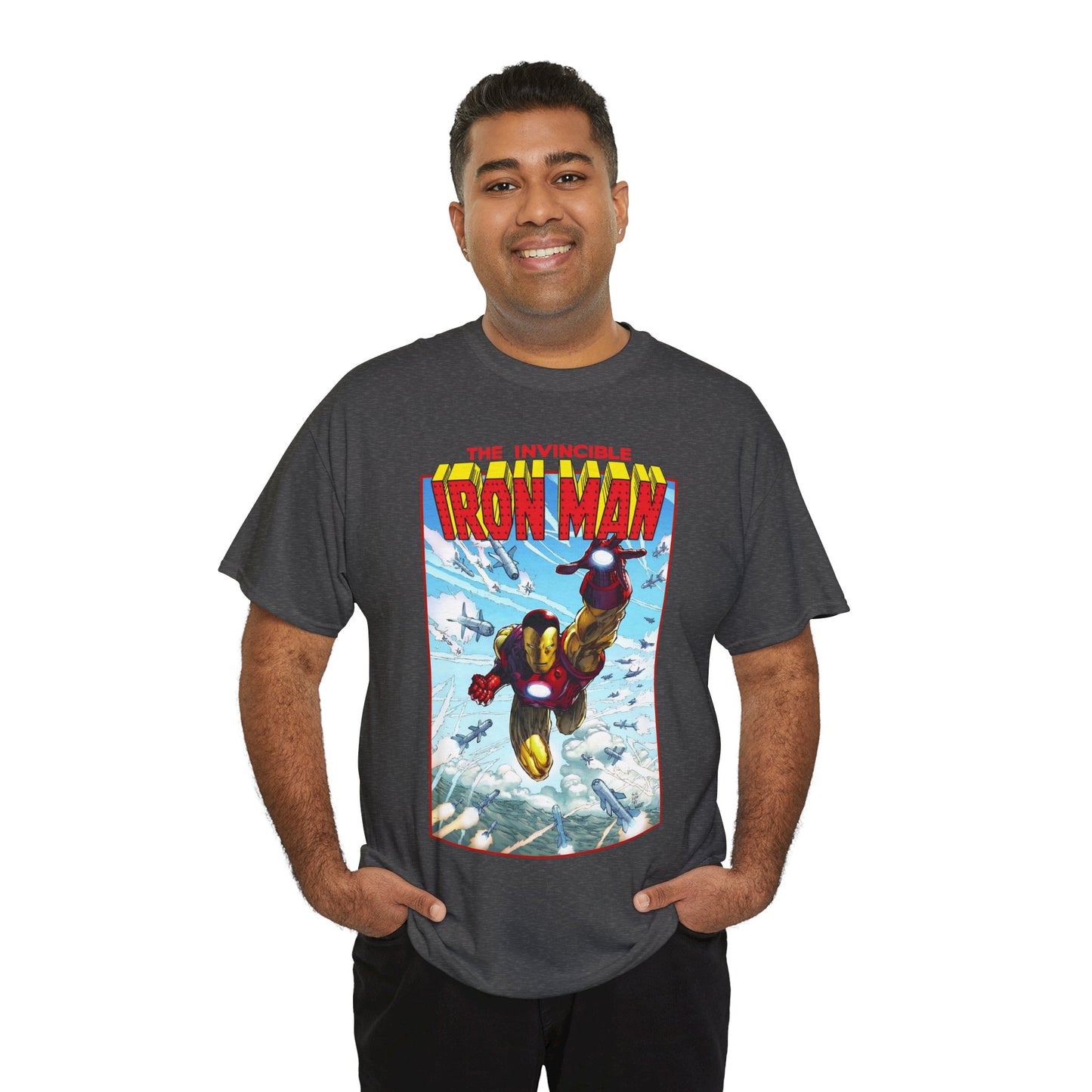 Iron Man T-Shirt - Marc Silvestri Art - Tony Stark Armor - Avengers Member & Leader - Marvel Comics