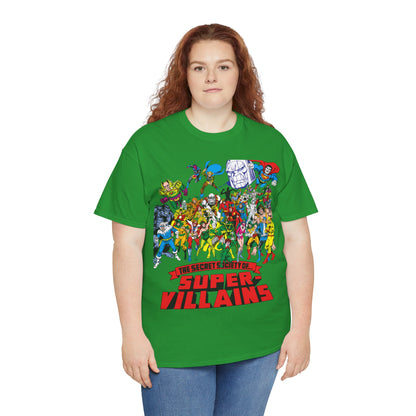 Secret Society of Super-Villains T-Shirt - DC Comics - SSOSV - Luthor, Grodd, Darkseid, Sinestro, Poison Ivy, Mirror Master