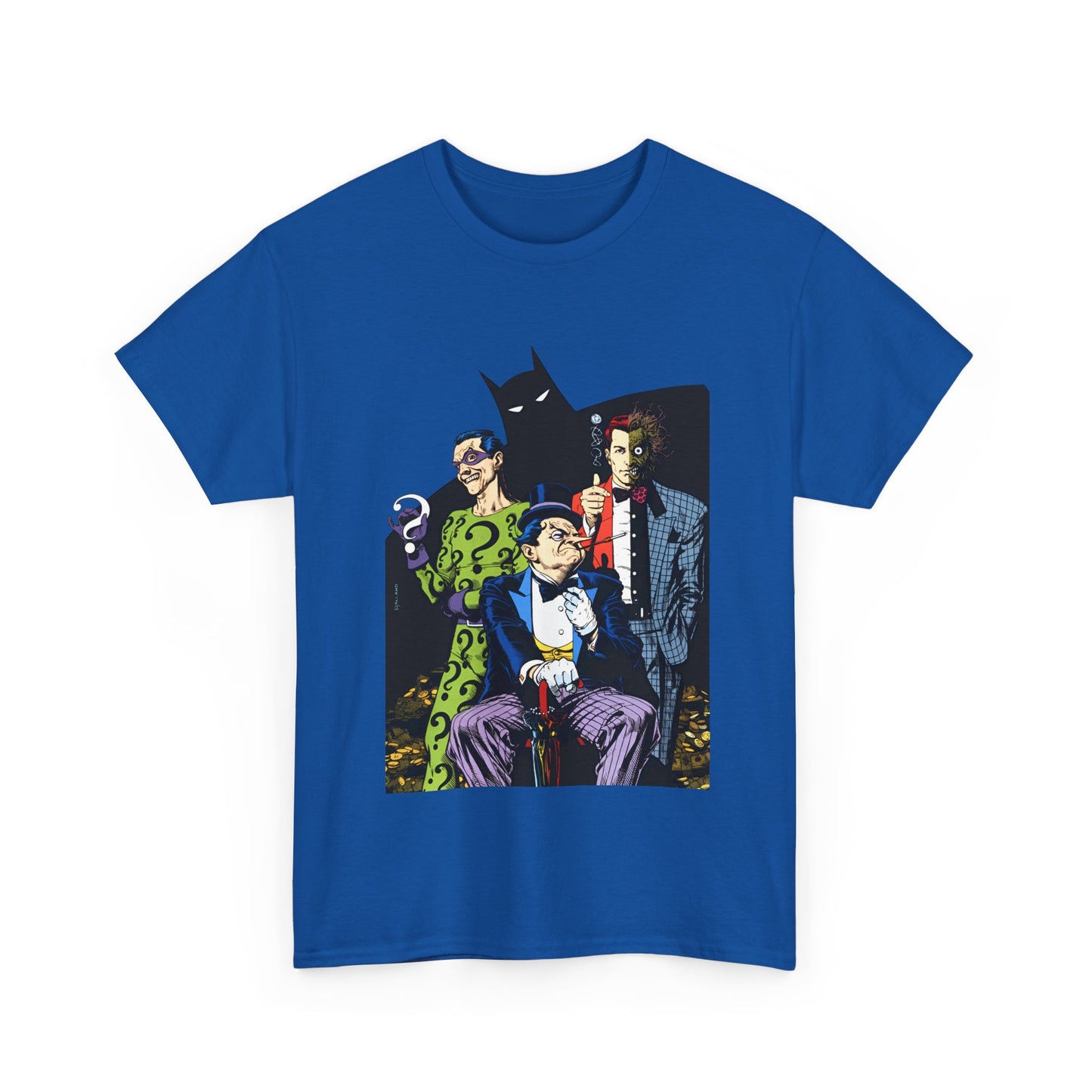 Riddler, Two-Face, Penguin T-Shirt - Brian Bolland Art - DC Comics