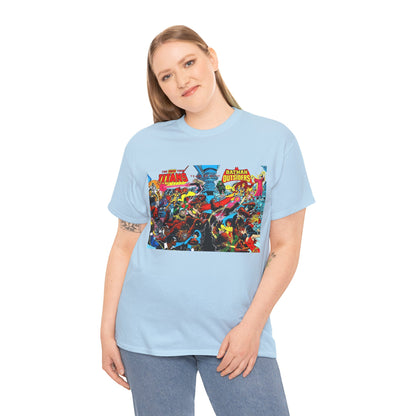 New Teen Titans & Batman and the Outsiders T-Shirt - George Perez & Jim Aparo Art - DC Comics