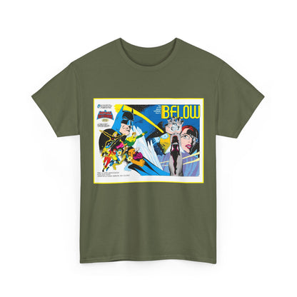 Batman & the Outsiders T-Shirt - Alan Davis Art - Promotional Poster - Looker, Halo, Katana, Geo-Force, Metamorpho, Black Lightning - DC Comics