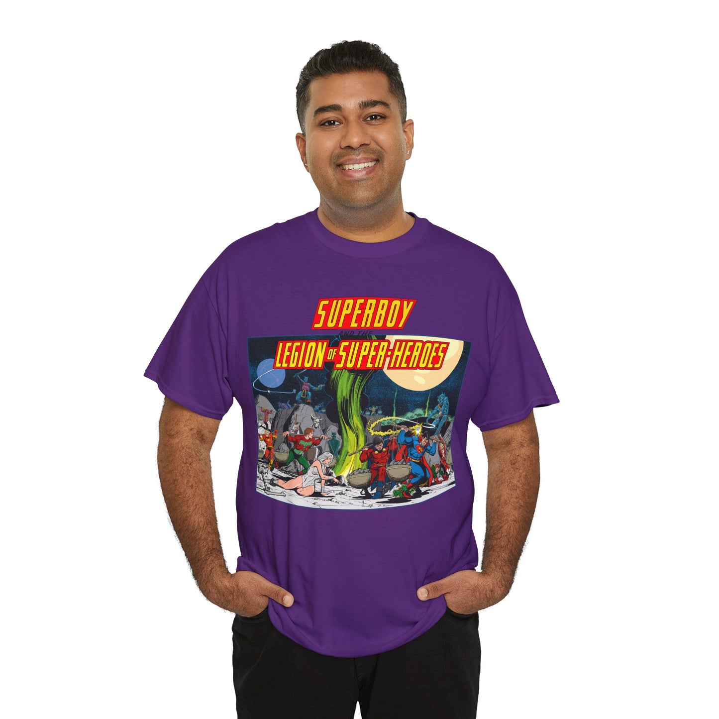 Superboy & Legion of Super-Heroes T-Shirt - Jim Starlin Art - DC Comics