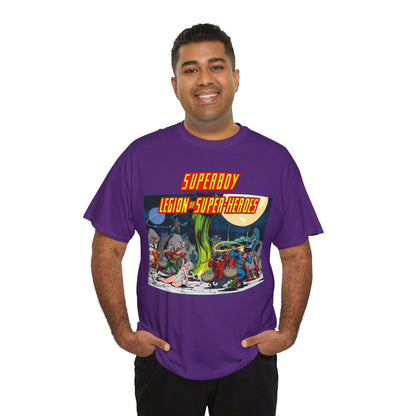 Superboy & Legion of Super-Heroes T-Shirt - Jim Starlin Art - DC Comics