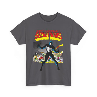 Secret Wars T-Shirt - Classic Marvel Comics Series - Alien Symbiote Spider-Man, 1st Appearance - Future Venom Story