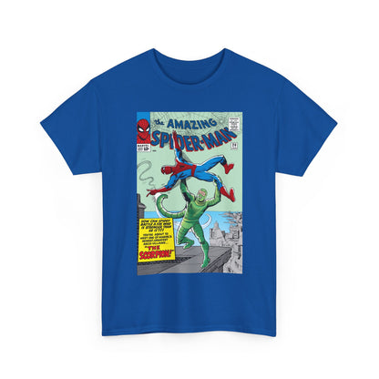 Amazing Spider-Man T-Shirt - Steve Ditko Art - Vs The Scorpion - Marvel Comics