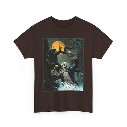 Solomon Grundy T-Shirt - Bernie Wrightson Art - Batman Watching From the Trees - DC Comics