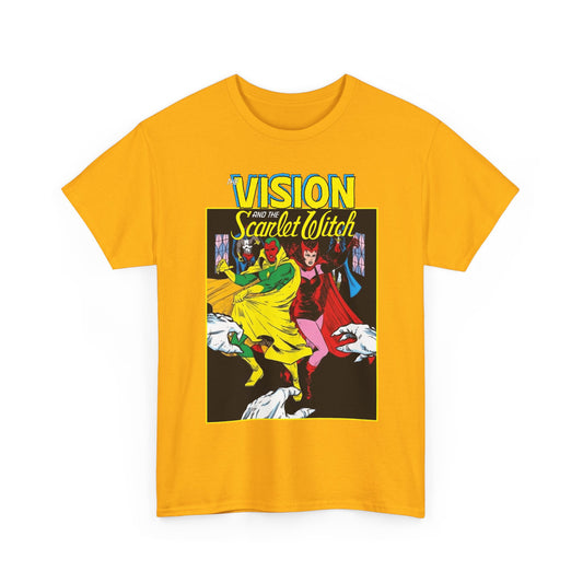 Vision & Scarlet Witch T-Shirt - Avengers Members - 1985 Cover Art - Marvel Comics