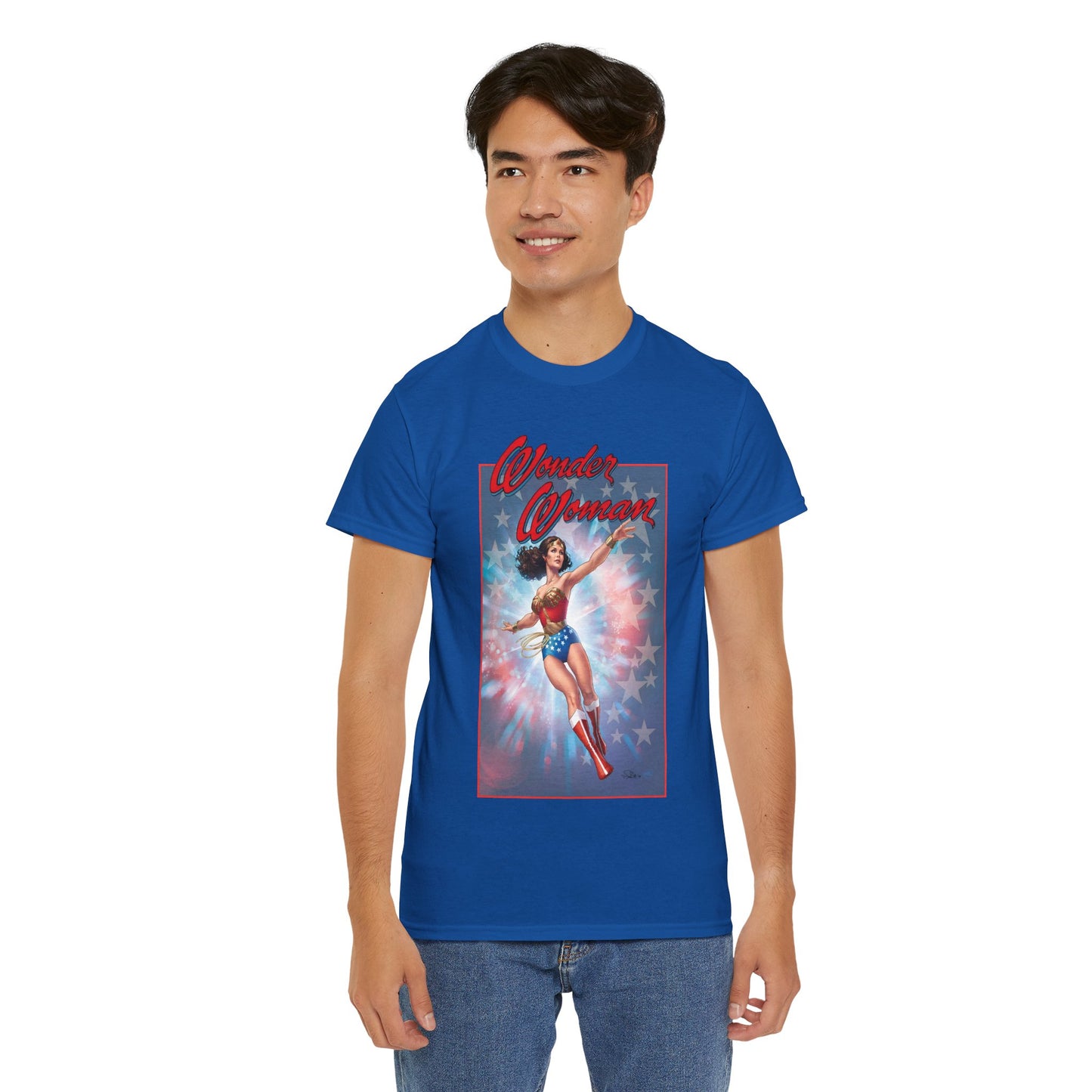 Wonder Woman '77 T-Shirt - Nicola Scott Art - Comic Book Based on the 1970s TV Series with Lynda Carter - DC Comics