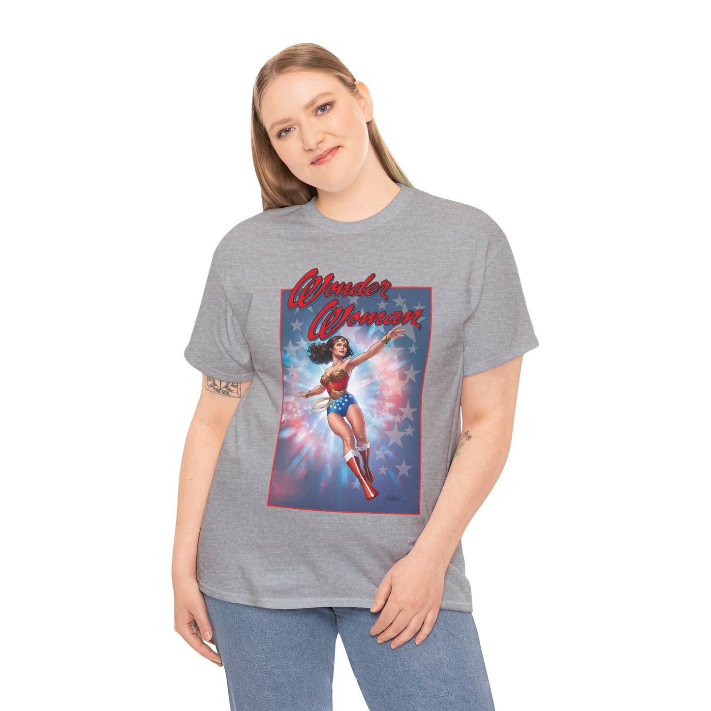 Wonder Woman '77 T-Shirt - Nicola Scott Art - Comic Book Based on the 1970s TV Series with Lynda Carter - DC Comics
