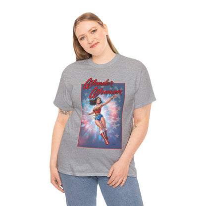 Wonder Woman '77 T-Shirt - Nicola Scott Art - Comic Book Based on the 1970s TV Series with Lynda Carter - DC Comics