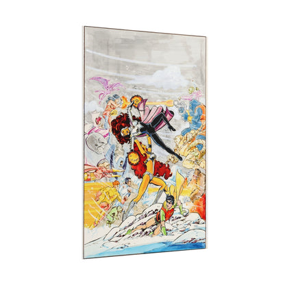 New Teen Titans Rolled Poster - George Perez Art - Starfire Vs Blackfire - DC Comics - Multiple Sizes Up to 24"x36"