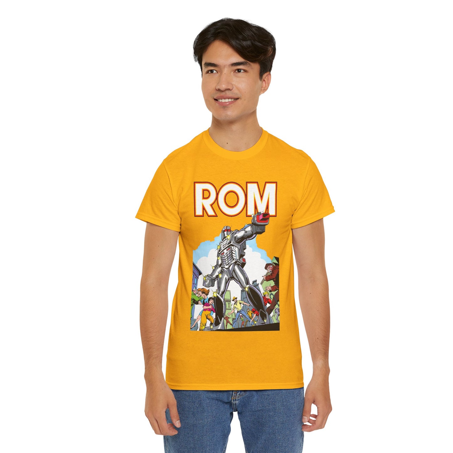 Rom: Spaceknight T-Shirt - Marvel Comics Art- Retro Character - Dire Wraiths