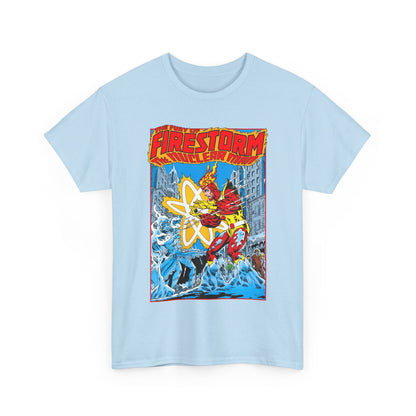 Fury of Firestorm T-Shirt - Pat Broderick Art - Vs Killer Frost - #3 Cover Art - DC Comics