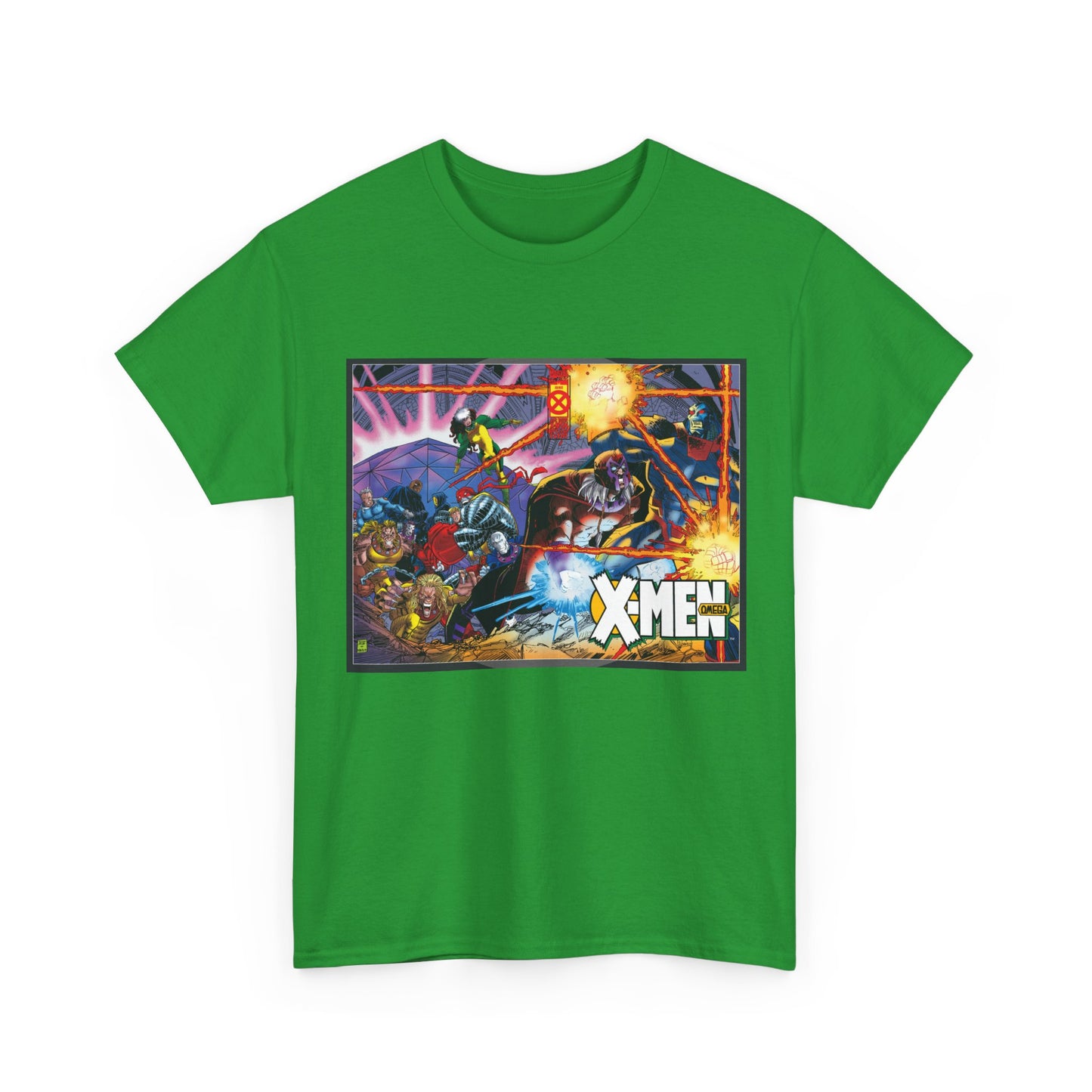 X-Men: Age of Apocalypse T-Shirt - John Romita Jr Art - Magneto, Rogue, Colossus, Quicksilver, Sabretooth, Quicksilver - Omega - Marvel Comics