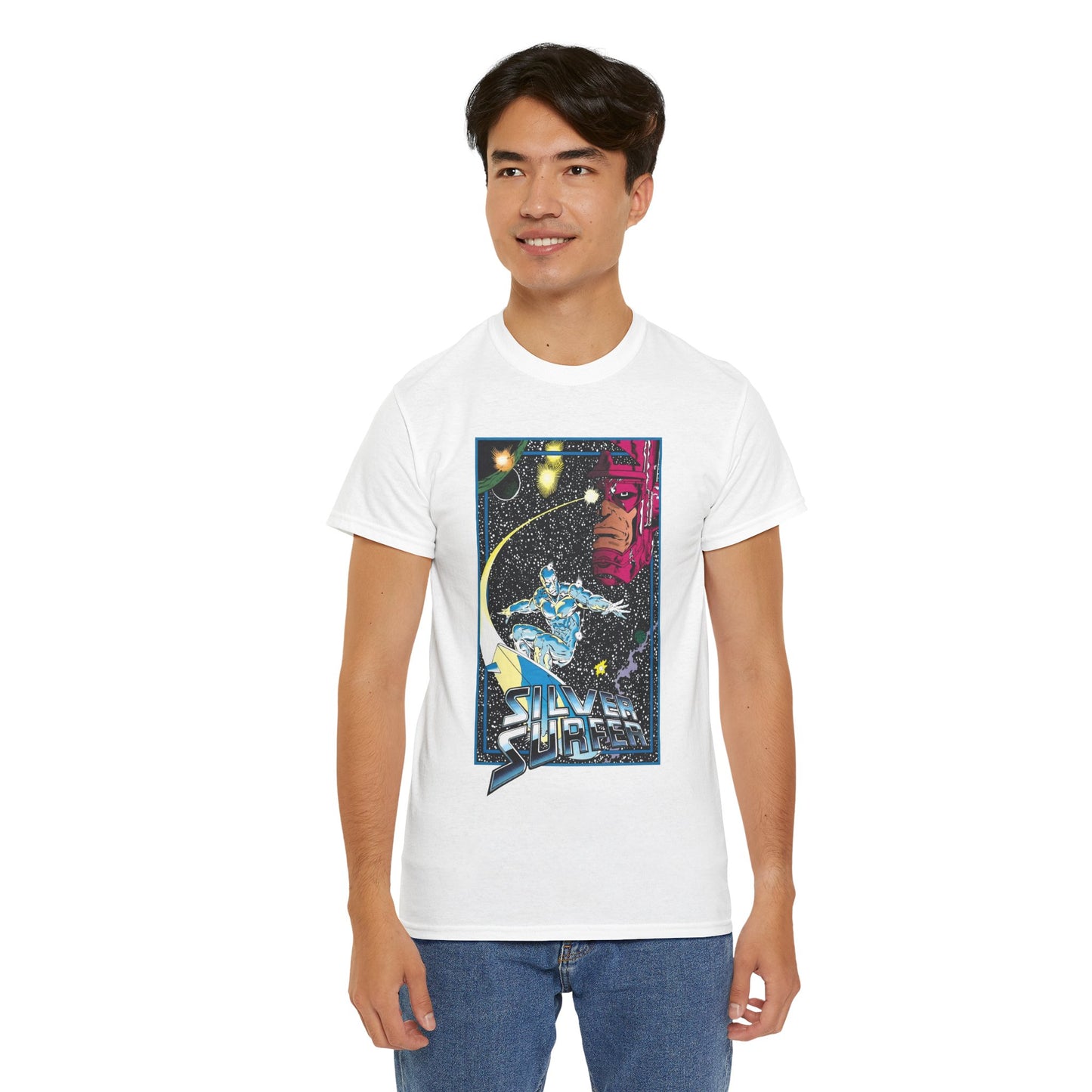 Silver Surfer T-Shirt - Ron Lim Art - Herald of Galactus - Norrin Radd - Popular Marvel Comics Character