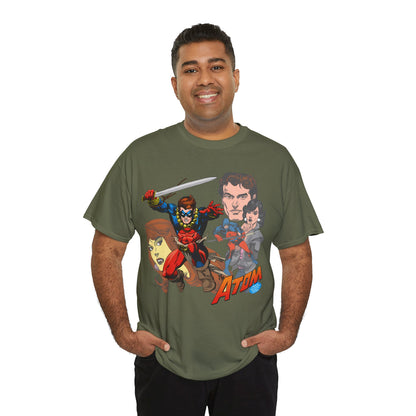 Atom T-Shirt - Gil Kane Art - Who's Who Image - Ray Palmer, JLA Member - Silver Age Hero - DC Comics