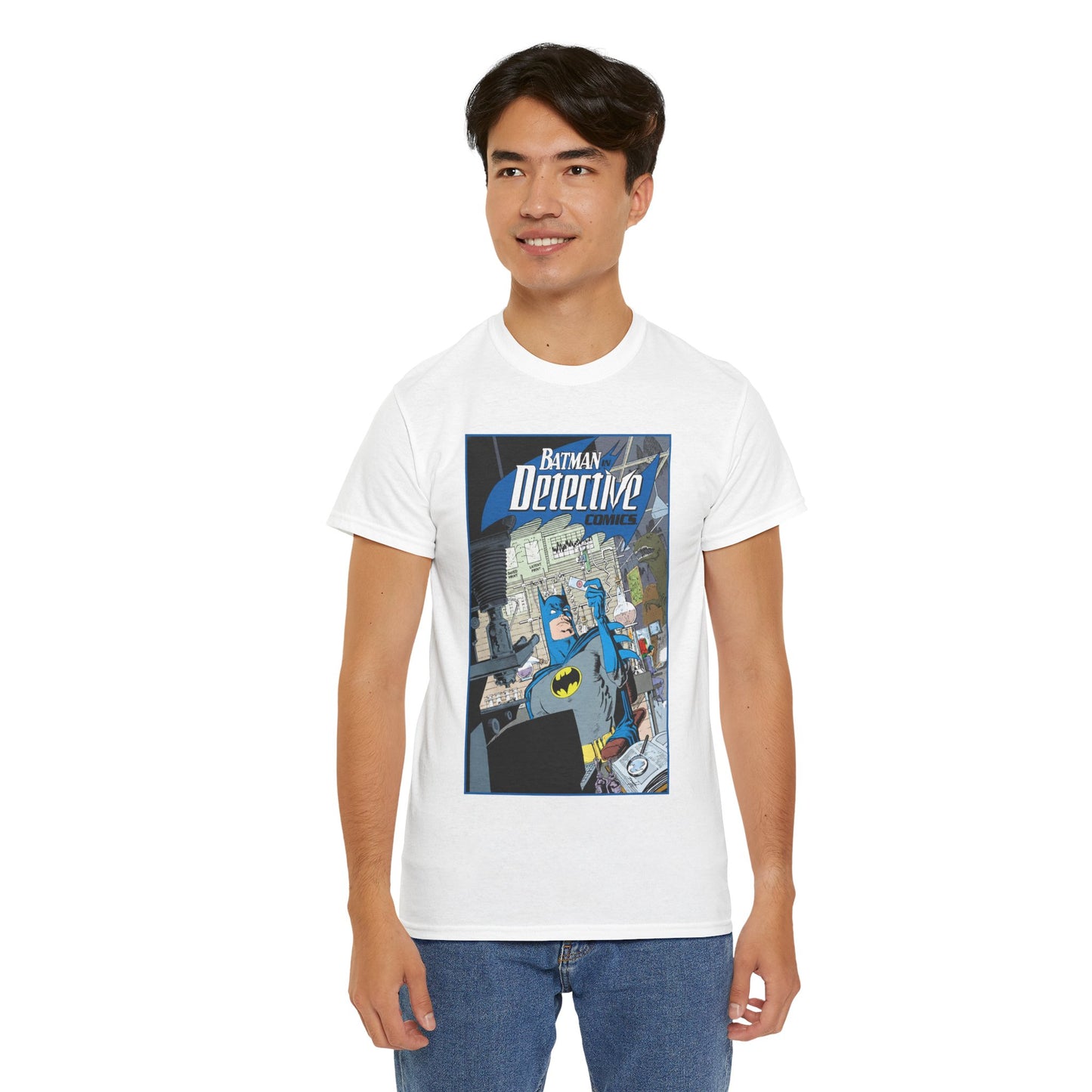 Detective Comics #619 T-Shirt - Norm Breyfogle Art - Batman in His Lab - DC Comics