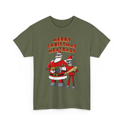 Robot Santa Claus & Bender Futurama Christmas T-Shirt