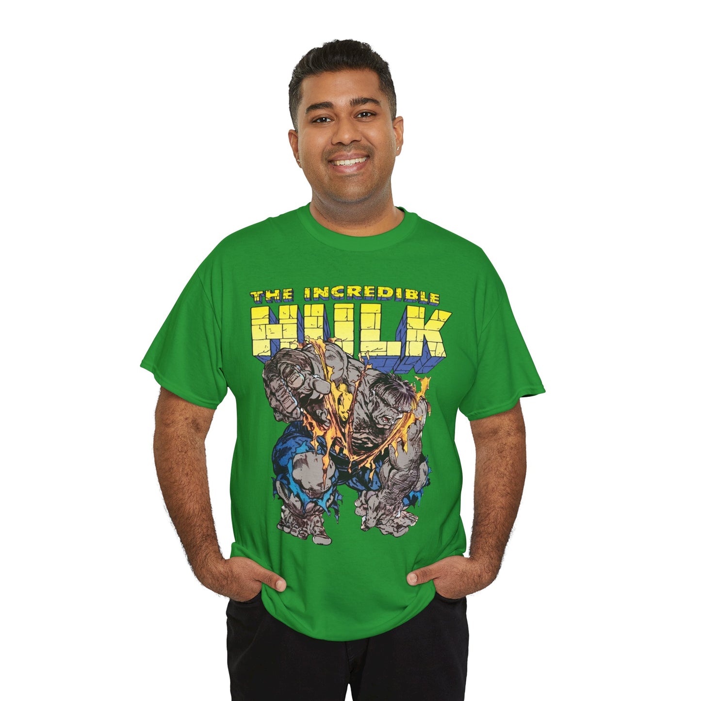 Incredible Hulk T-Shirt - Todd McFarlane Art - Marvel Comics - Grey Hulk, Bruce Banner