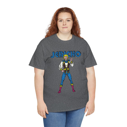 Jericho T-Shirt - George Perez Art - New Teen Titans Member - Son of Deathstroke, Brother of Ravager - DC Comics