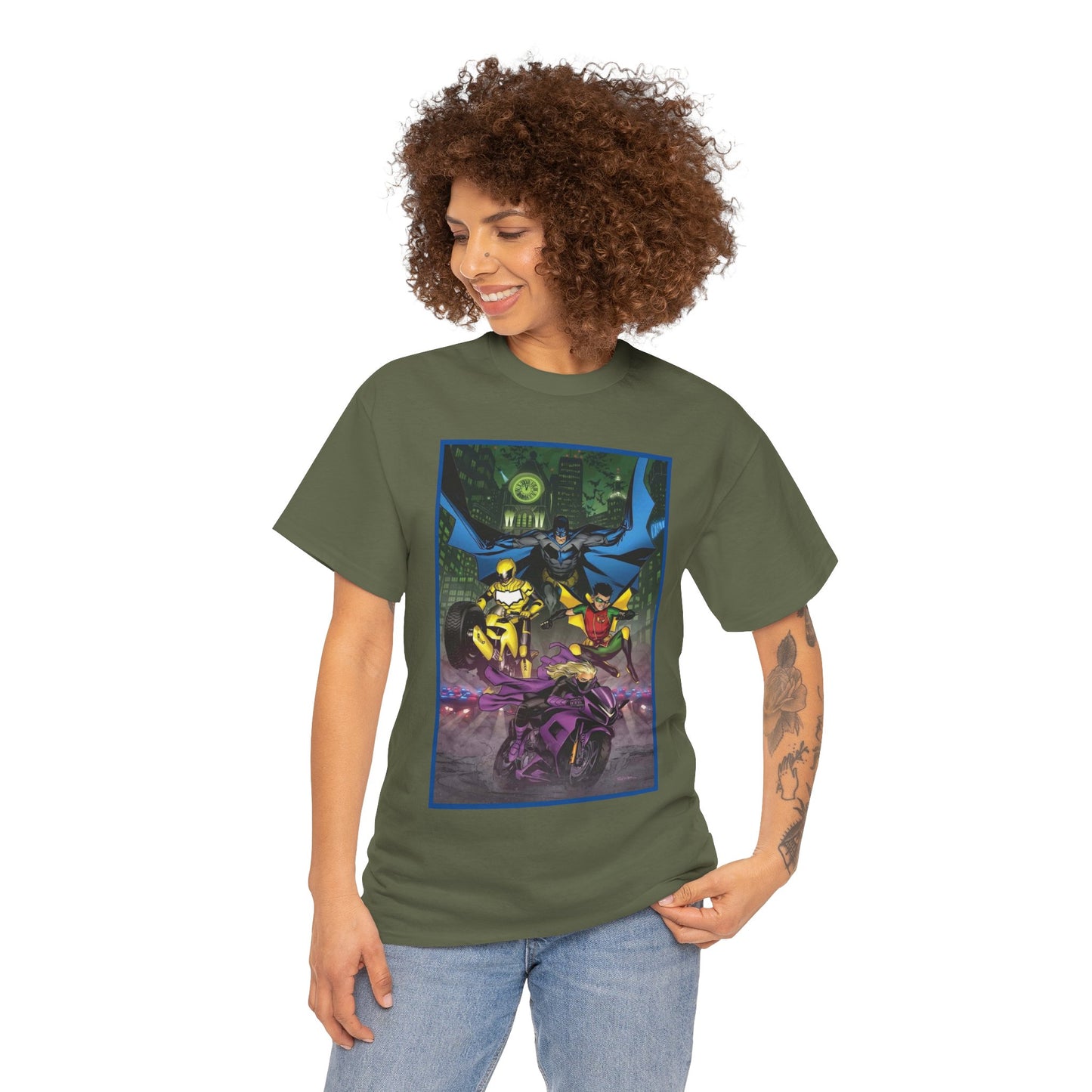 Batman, Robin, Spoiler, Signal T-Shirt - Ryan Sook Art - DC Comics