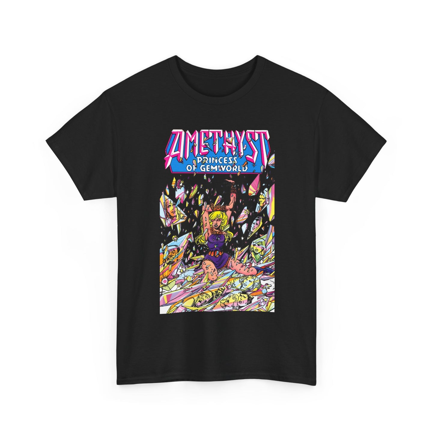 Amethyst Princess of Gemworld T-Shirt - George Perez Art - Lord Topaz, Dark Opal, Granch, Citrina - DC Comics