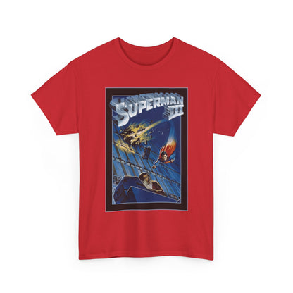 Superman III T-Shirt - Movie Poster Art - Christopher Reeve & Richard Pryor - Metropolis, Man of Steel - DC Comics