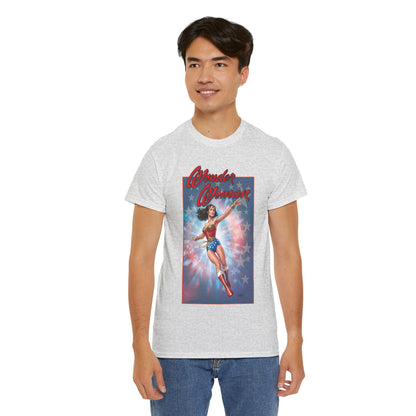 Wonder Woman '77 T-Shirt - Nicola Scott Art - Comic Book Based on the 1970s TV Series with Lynda Carter - DC Comics