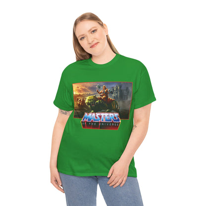 He-Man & Battle Cat T-Shirt- Masters of the Universe, MOTU - New 2026 Movie with Nicholas Galitzine