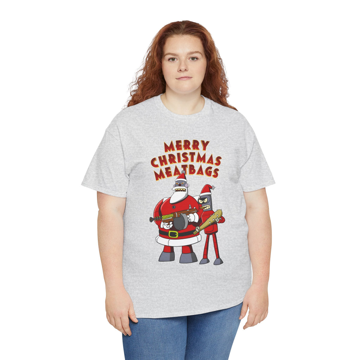 Robot Santa Claus & Bender Futurama Christmas T-Shirt