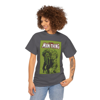 Man-Thing T-Shirt - Marvel Comics - Whatever Knows Fear Burns At The Touch - Swamp Monster